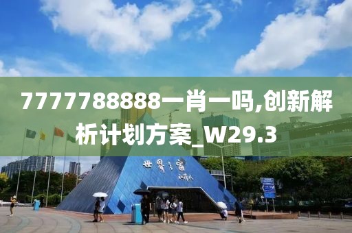 7777788888一肖一嗎,創(chuàng)新解析計劃方案_W29.3