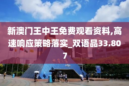 新澳門王中王免費觀看資料,高速響應(yīng)策略落實_雙語品33.807