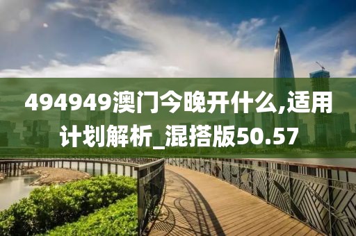 494949澳門今晚開什么,適用計劃解析_混搭版50.57