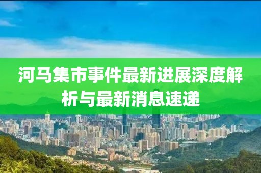 河馬集市事件最新進展深度解析與最新消息速遞