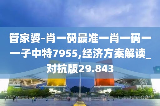 管家婆-肖一碼最準一肖一碼一一子中特7955,經(jīng)濟方案解讀_對抗版29.843