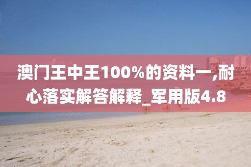 澳門王中王100%的資料一,耐心落實(shí)解答解釋_軍用版4.8