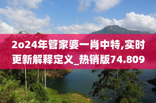 2o24年管家婆一肖中特,實時更新解釋定義_熱銷版74.809