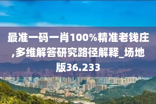 最準一碼一肖100%精準老錢莊,多維解答研究路徑解釋_場地版36.233