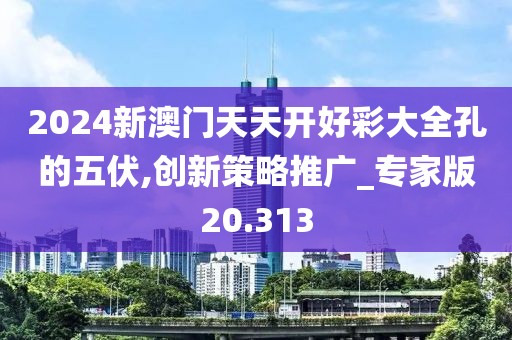 2024新澳門天天開好彩大全孔的五伏,創(chuàng)新策略推廣_專家版20.313