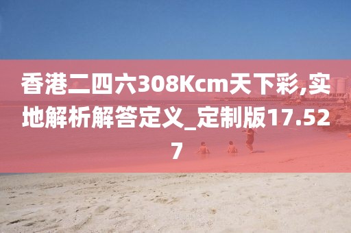 香港二四六308Kcm天下彩,實地解析解答定義_定制版17.527