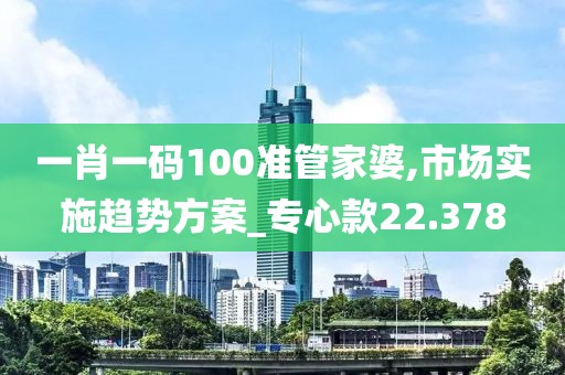 一肖一碼100準(zhǔn)管家婆,市場(chǎng)實(shí)施趨勢(shì)方案_專心款22.378