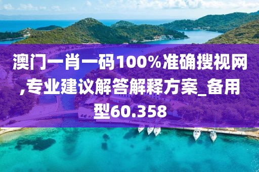 澳門一肖一碼100%準(zhǔn)確搜視網(wǎng),專業(yè)建議解答解釋方案_備用型60.358