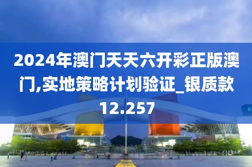 2024年澳門天天六開彩正版澳門,實地策略計劃驗證_銀質款12.257