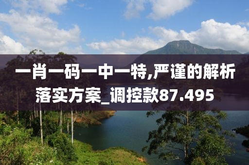 一肖一碼一中一特,嚴謹?shù)慕馕雎鋵嵎桨竉調控款87.495