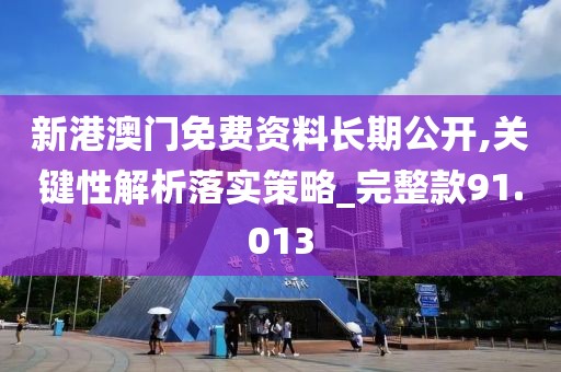 新港澳門免費資料長期公開,關鍵性解析落實策略_完整款91.013