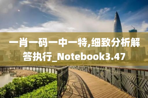 一肖一碼一中一特,細(xì)致分析解答執(zhí)行_Notebook3.47