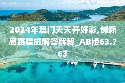 2024年澳門天天開好彩,創(chuàng)新思路措施解答解釋_AB版63.763