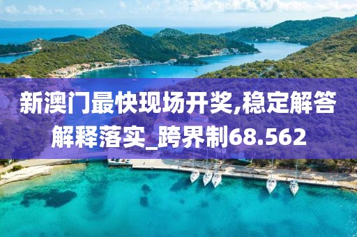 新澳門最快現(xiàn)場開獎,穩(wěn)定解答解釋落實_跨界制68.562