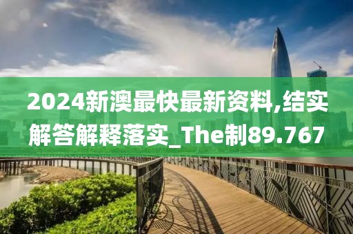 2024新澳最快最新資料,結實解答解釋落實_The制89.767