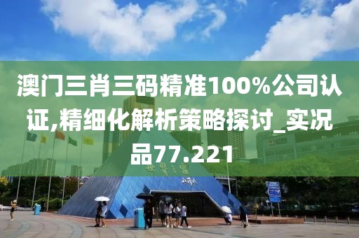 澳門三肖三碼精準100%公司認證,精細化解析策略探討_實況品77.221