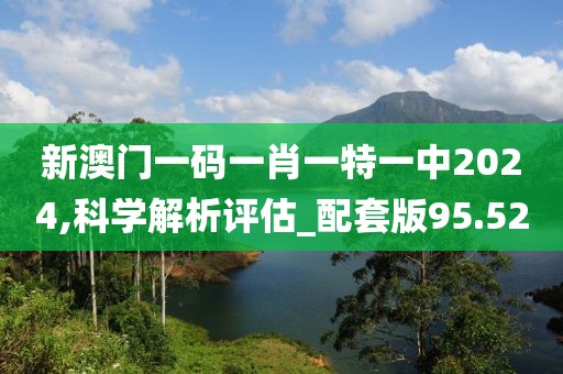 新澳門一碼一肖一特一中2024,科學解析評估_配套版95.52