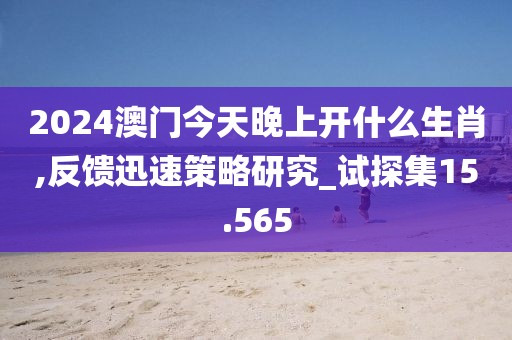 2024澳門今天晚上開(kāi)什么生肖,反饋迅速策略研究_試探集15.565