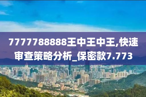 7777788888王中王中王,快速審查策略分析_保密款7.773