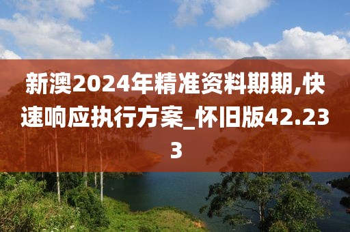 新澳2024年精準資料期期,快速響應(yīng)執(zhí)行方案_懷舊版42.233