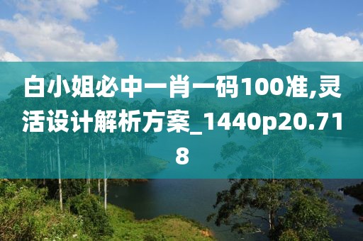 白小姐必中一肖一碼100準(zhǔn),靈活設(shè)計解析方案_1440p20.718