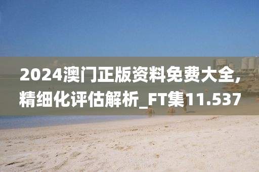 2024澳門正版資料免費大全,精細化評估解析_FT集11.537