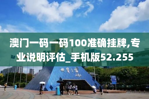 澳門一碼一碼100準(zhǔn)確掛牌,專業(yè)說明評估_手機(jī)版52.255