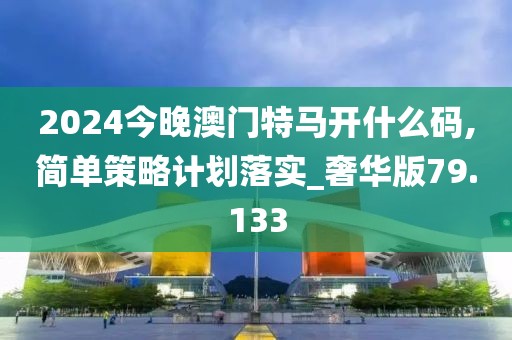 2024今晚澳門特馬開什么碼,簡單策略計(jì)劃落實(shí)_奢華版79.133