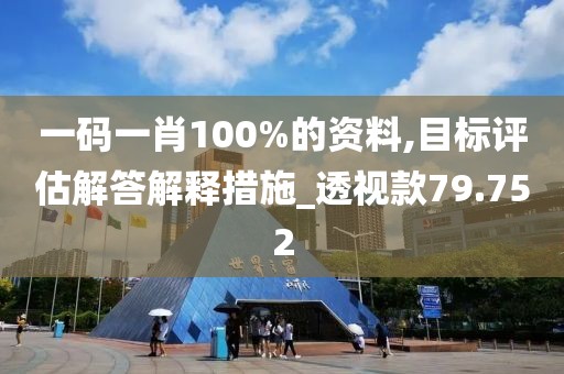 一碼一肖100%的資料,目標評估解答解釋措施_透視款79.752