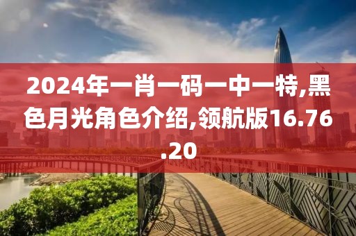 2024年一肖一碼一中一特,黑色月光角色介紹,領(lǐng)航版16.76.20