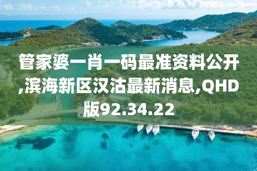 管家婆一肖一碼最準資料公開,濱海新區(qū)漢沽最新消息,QHD版92.34.22