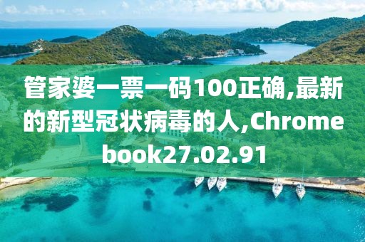 管家婆一票一碼100正確,最新的新型冠狀病毒的人,Chromebook27.02.91