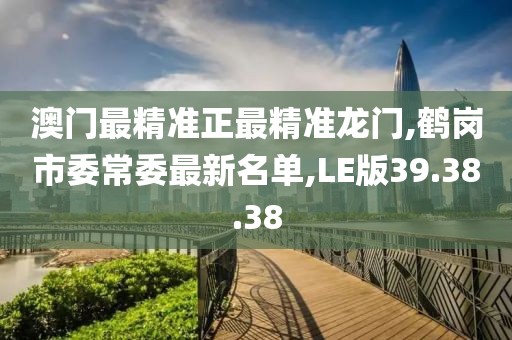 澳門最精準(zhǔn)正最精準(zhǔn)龍門,鶴崗市委常委最新名單,LE版39.38.38