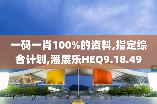 一碼一肖100%的資料,指定綜合計(jì)劃,潘展樂HEQ9.18.49