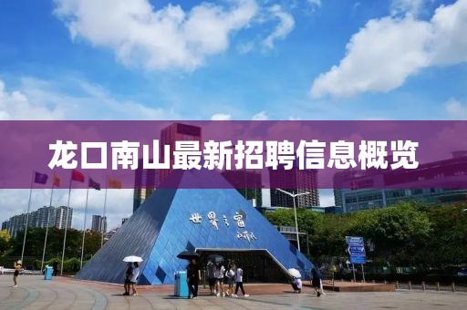 龍口南山最新招聘信息概覽