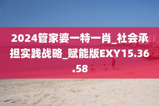 2024管家婆一特一肖_社會承擔實踐戰(zhàn)略_賦能版EXY15.36.58