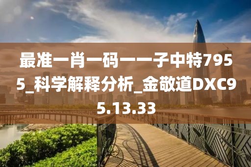 最準(zhǔn)一肖一碼一一子中特7955_科學(xué)解釋分析_金敬道DXC95.13.33