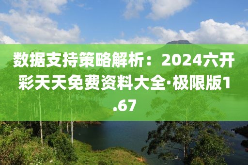 數(shù)據(jù)支持策略解析：2024六開(kāi)彩天天免費(fèi)資料大全·極限版1.67