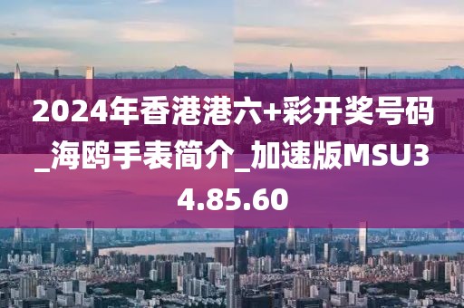 2024年香港港六+彩開(kāi)獎(jiǎng)號(hào)碼_海鷗手表簡(jiǎn)介_(kāi)加速版MSU34.85.60