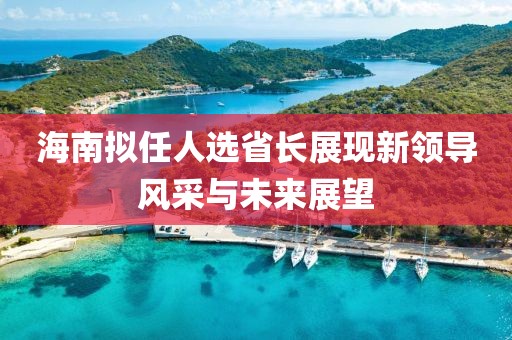 海南擬任人選省長展現(xiàn)新領導風采與未來展望