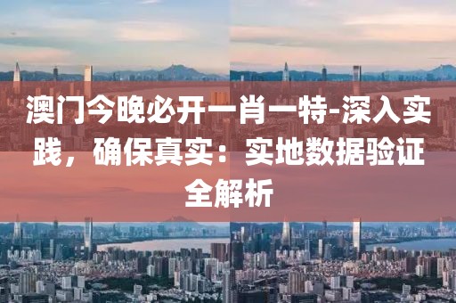 澳門今晚必開一肖一特-深入實(shí)踐，確保真實(shí)：實(shí)地?cái)?shù)據(jù)驗(yàn)證全解析