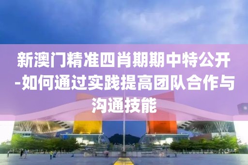 新澳門精準四肖期期中特公開-如何通過實踐提高團隊合作與溝通技能