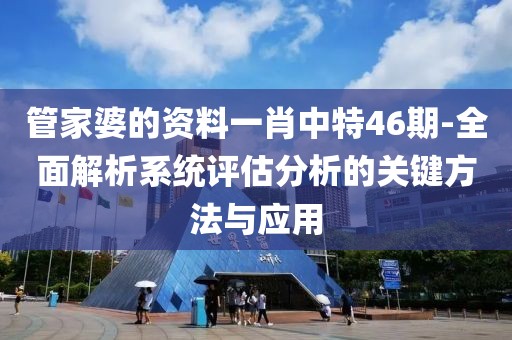 管家婆的資料一肖中特46期-全面解析系統(tǒng)評估分析的關(guān)鍵方法與應(yīng)用