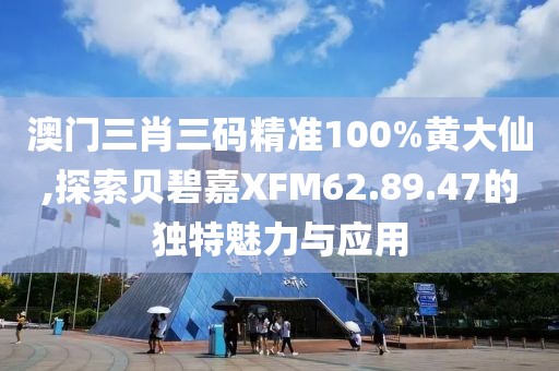 澳門三肖三碼精準(zhǔn)100%黃大仙,探索貝碧嘉XFM62.89.47的獨(dú)特魅力與應(yīng)用