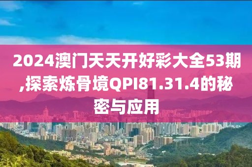 2024澳門天天開好彩大全53期,探索煉骨境QPI81.31.4的秘密與應(yīng)用