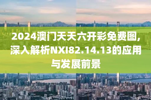 2024澳門天天六開(kāi)彩免費(fèi)圖,深入解析NXI82.14.13的應(yīng)用與發(fā)展前景