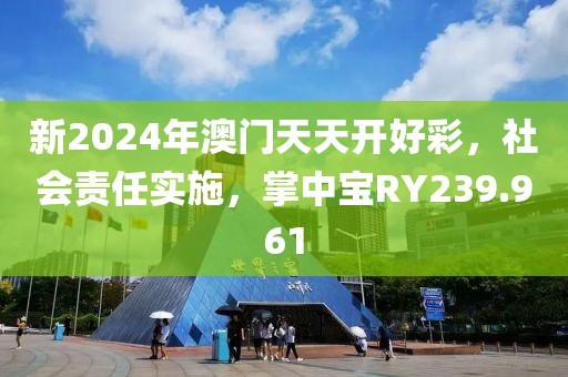 新2024年澳門天天開好彩，社會責(zé)任實(shí)施，掌中寶RY239.961