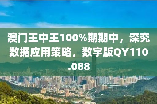 澳門王中王100%期期中，深究數據應用策略，數字版QY110.088