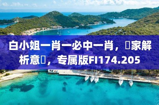 白小姐一肖一必中一肖，專家解析意見，專屬版FI174.205