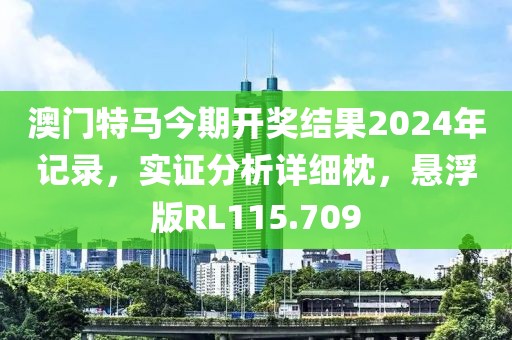 澳門特馬今期開獎結(jié)果2024年記錄，實證分析詳細(xì)枕，懸浮版RL115.709